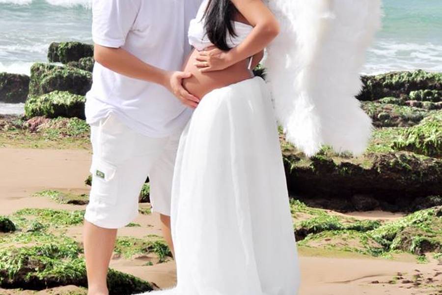 Gestante de Ensaio Gestante Exerno