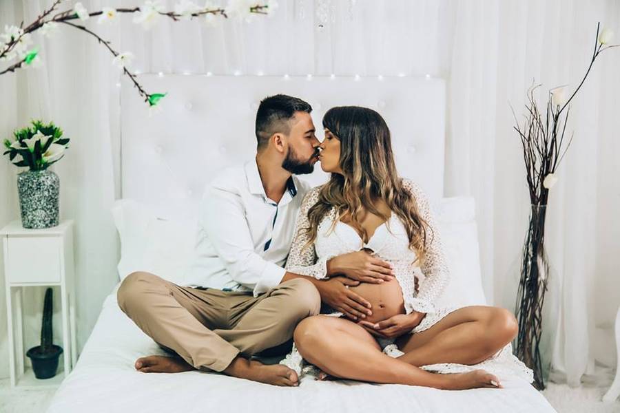 Gestante de Ensaio Gestante