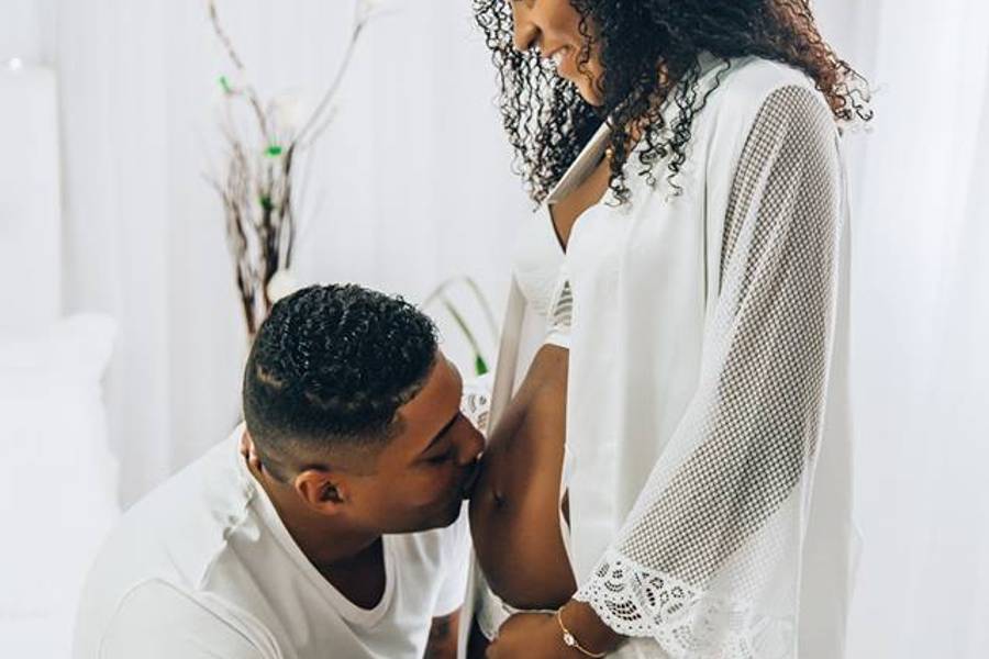 Gestante de Ensaio Gestante - Studio