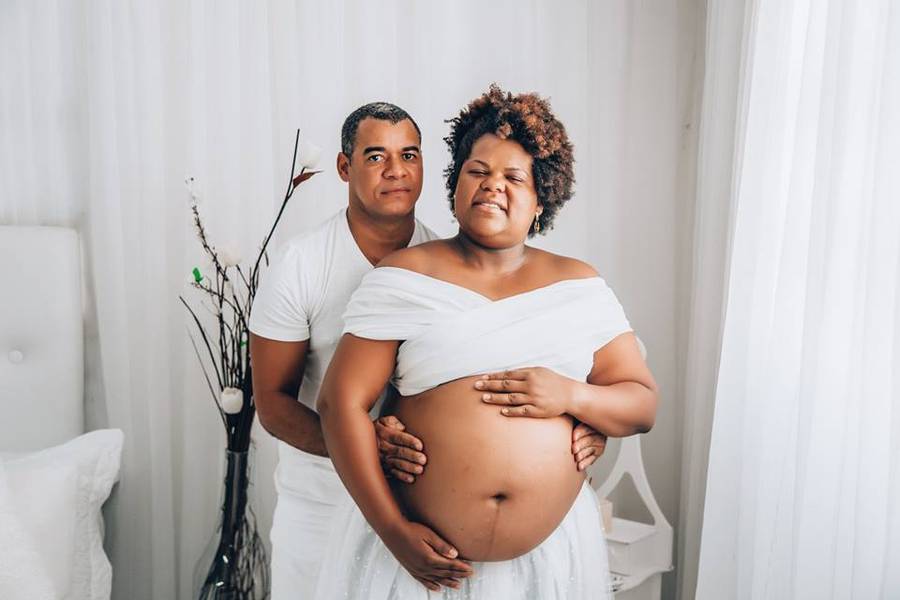 Gestante de Ensaio Gestante - Studio