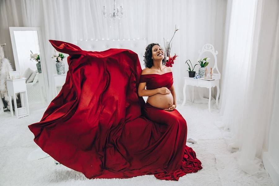 Gestante de Ensaio Gestante