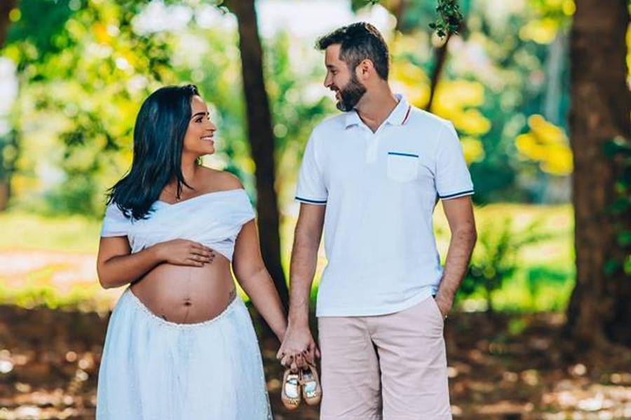 Gestante de Ensaio Gestante