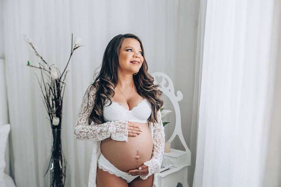 Gestante de Ensaio Gestante - Studio