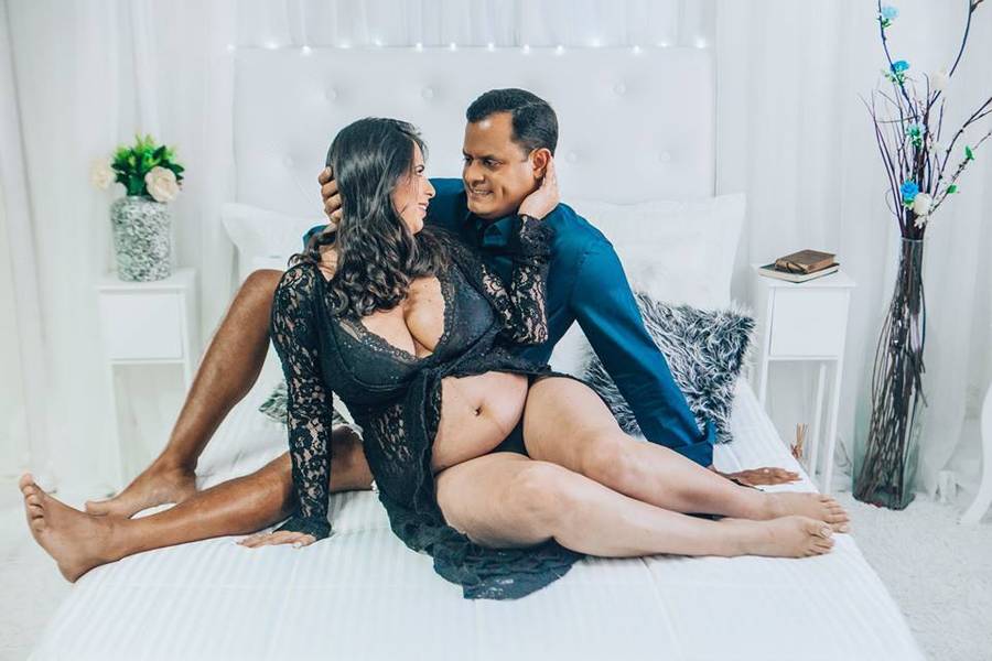 Gestante de Ensaio Gestante