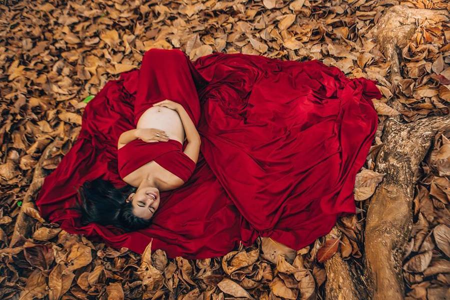 Gestante de Ensaio Gestante