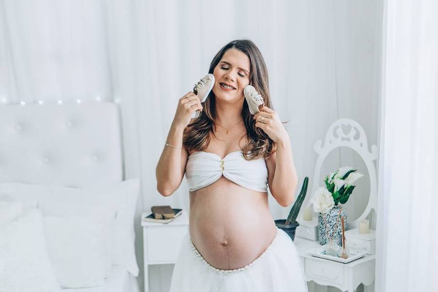 Gestante de Ensaio Gestante - Studio