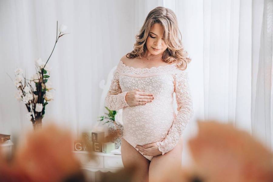 Gestante de Ensaio Gestante - Studio