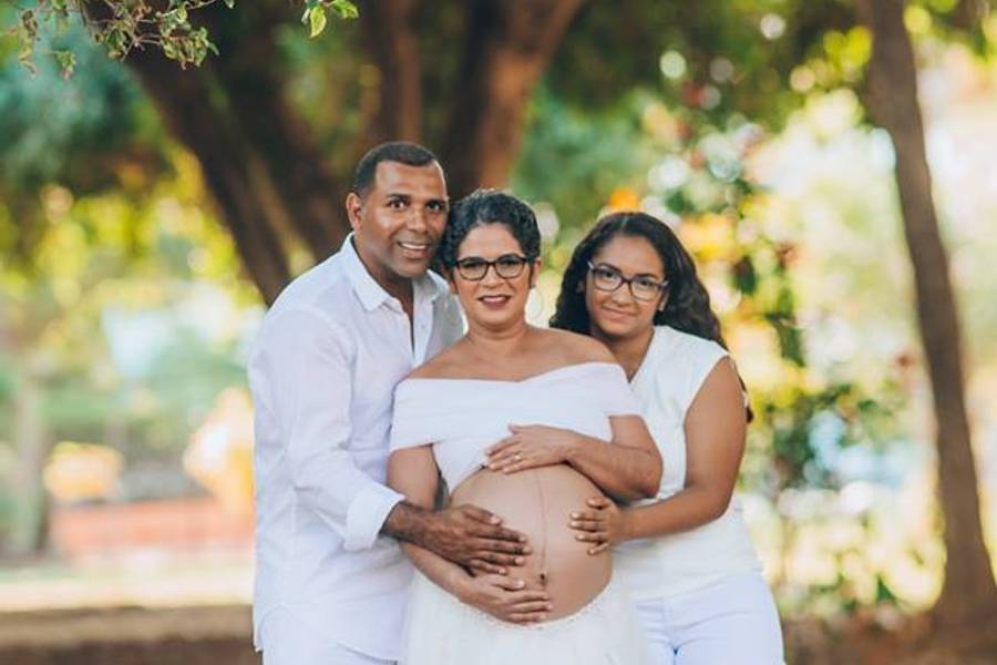 Gestante de Ensaio Gestante