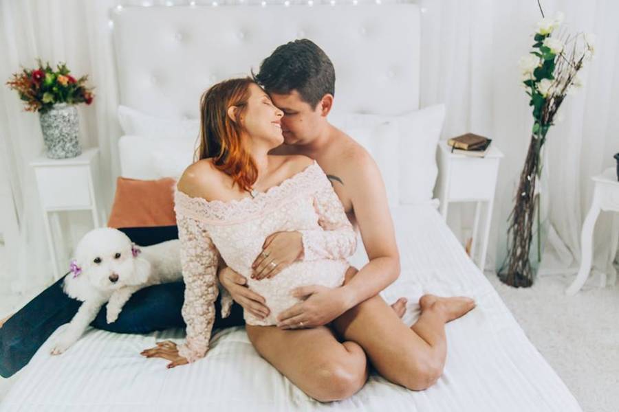 Gestante de Ensaio Gestante