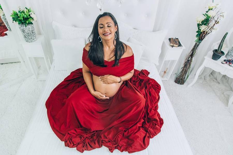 Gestante de Ensaio Gestante - Studio