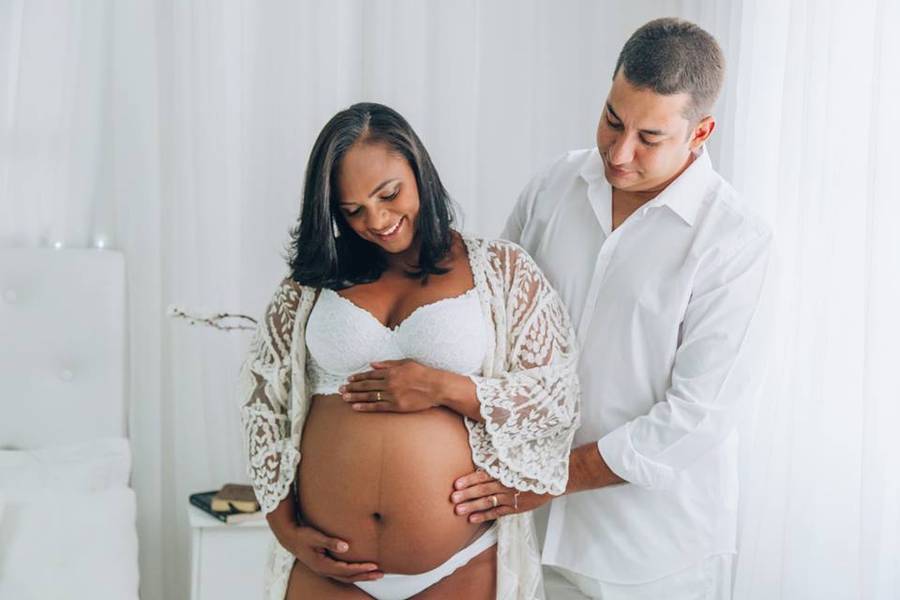 Gestante de Ensaio Gestante