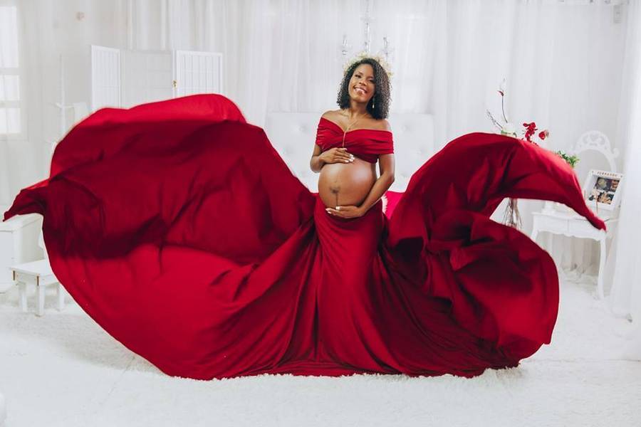 Gestante de Ensaio Gestante