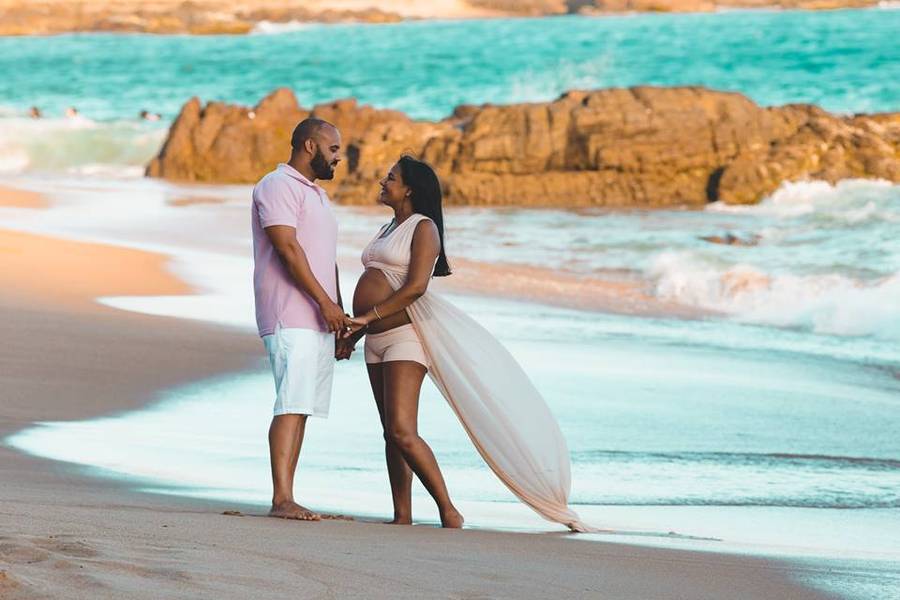 Gestante de Ensaio Gestante