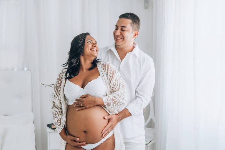 Gestante de Ensaio Gestante