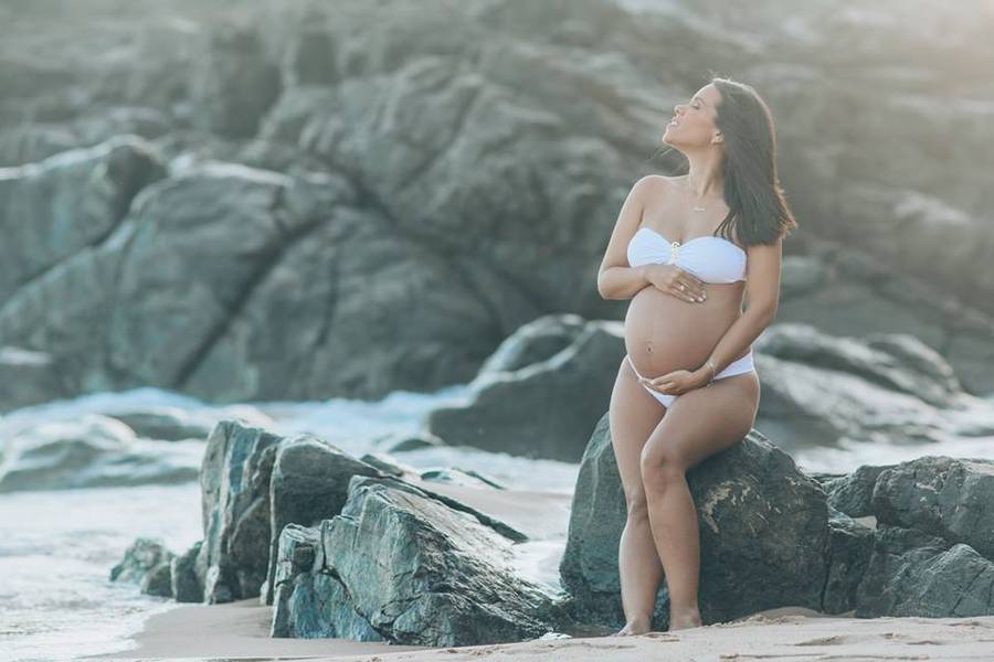 Gestante de Ensaio Gestante