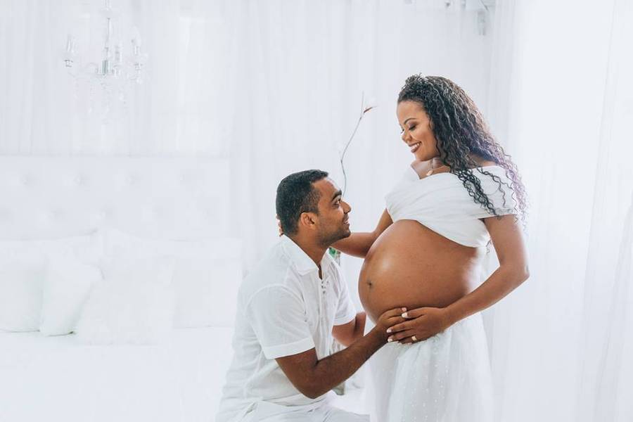 Gestante de Ensaio Gestante - Studio