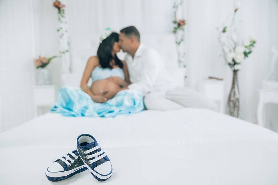 Gestante de Ensaio Gestante - Studio