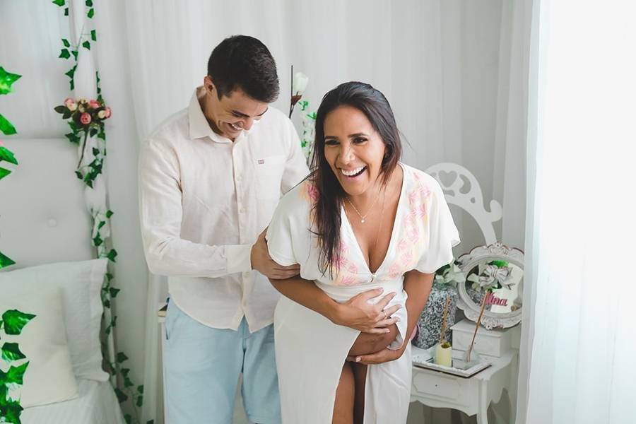 Gestante de Ensaio Gestante - Studio