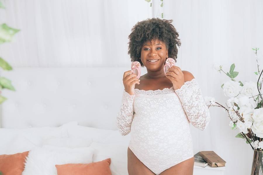 Gestante de Ensaio Gestante