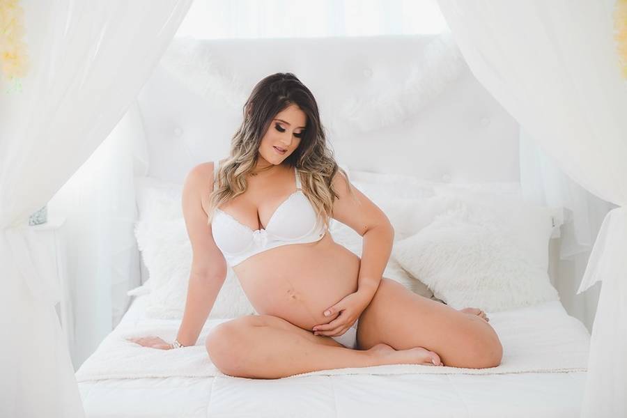 Gestante de Ensaio Gestante - Studio