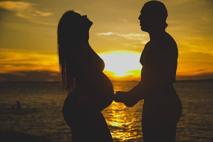 Gestante de Ensaio Gestante