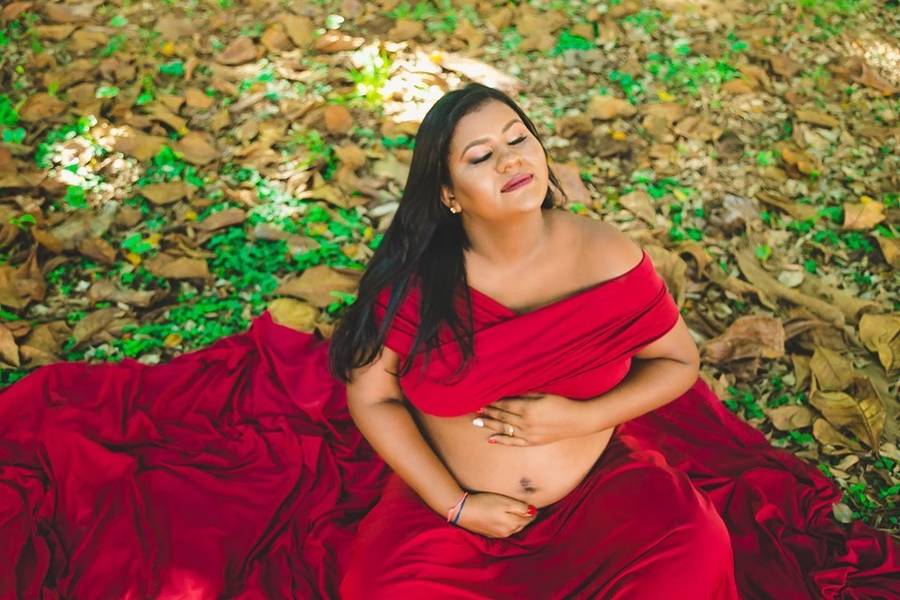 Gestante de Ensaio Gestante