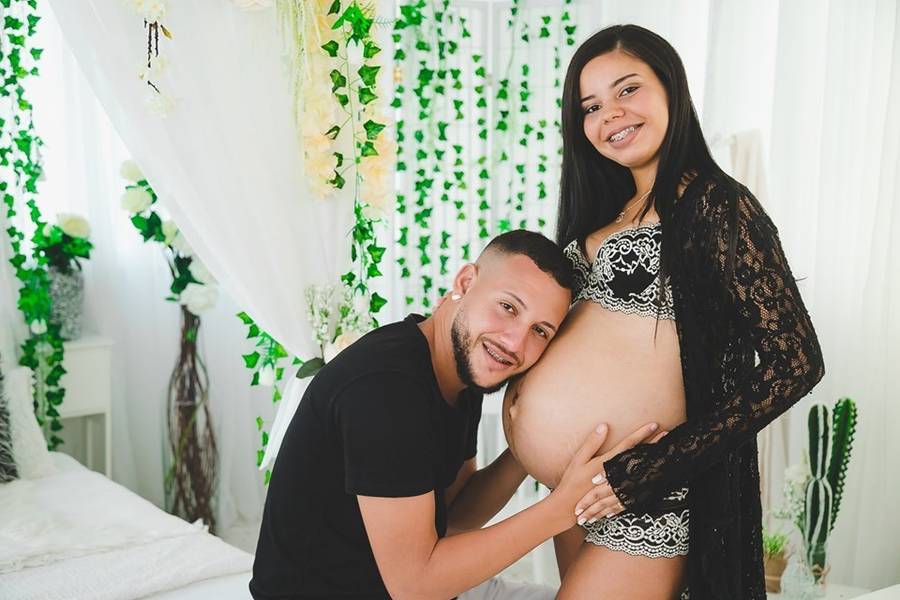 Gestante de Ensaio Gestante - Studio