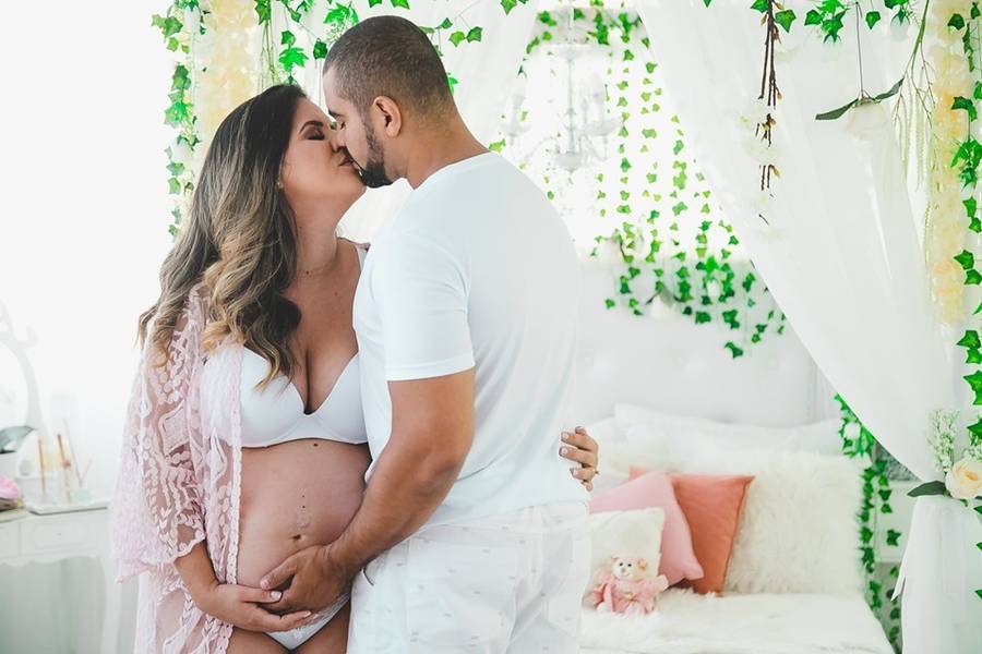 Gestante de Ensaio Gestante - Studio