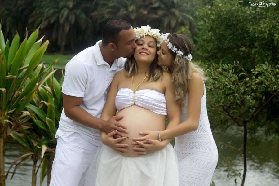 Gestante de Ensaio Gestante - Externo