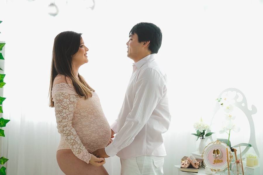 Gestante de Ensaio Gestante