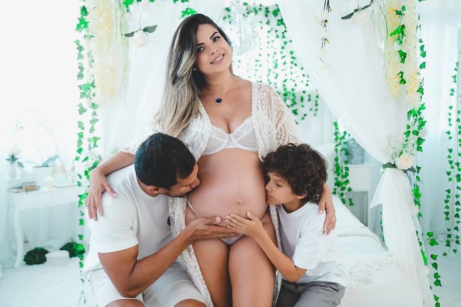 Gestante de Ensaio Gestante - Studio