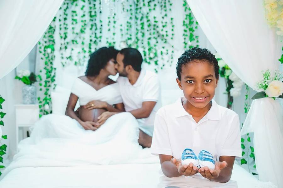 Gestante de Ensaio Gestante - Studio