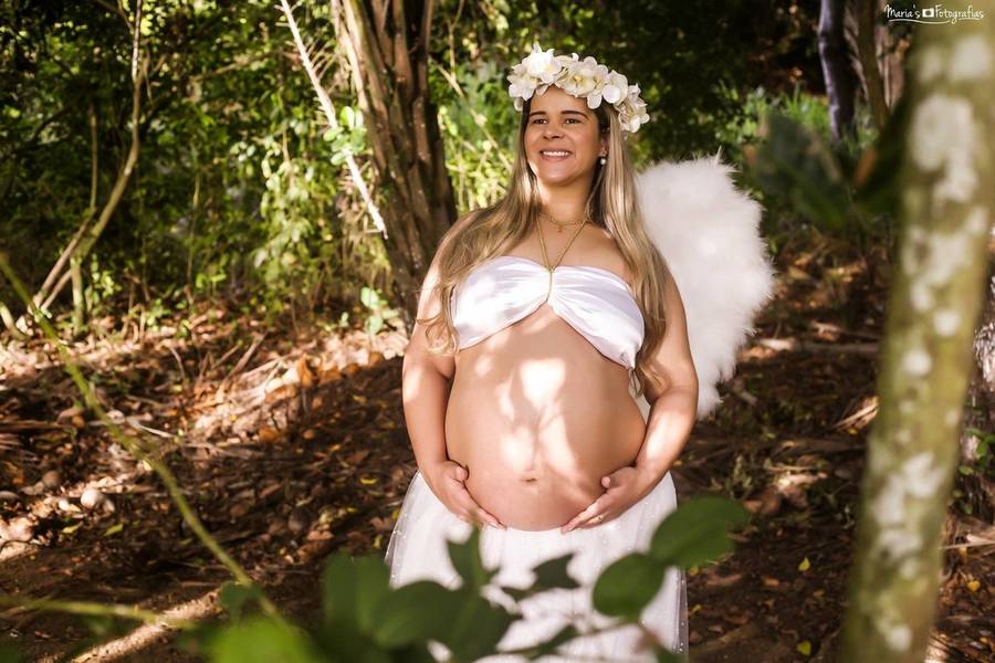 Gestante de Ensaio Gestante