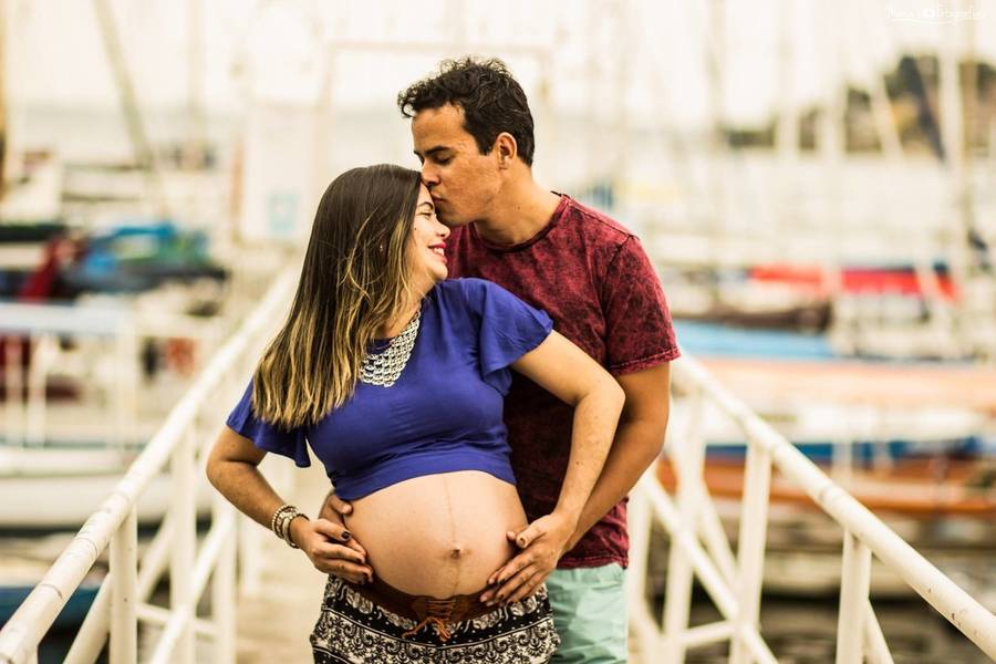 Gestante de Ensaio Gestante