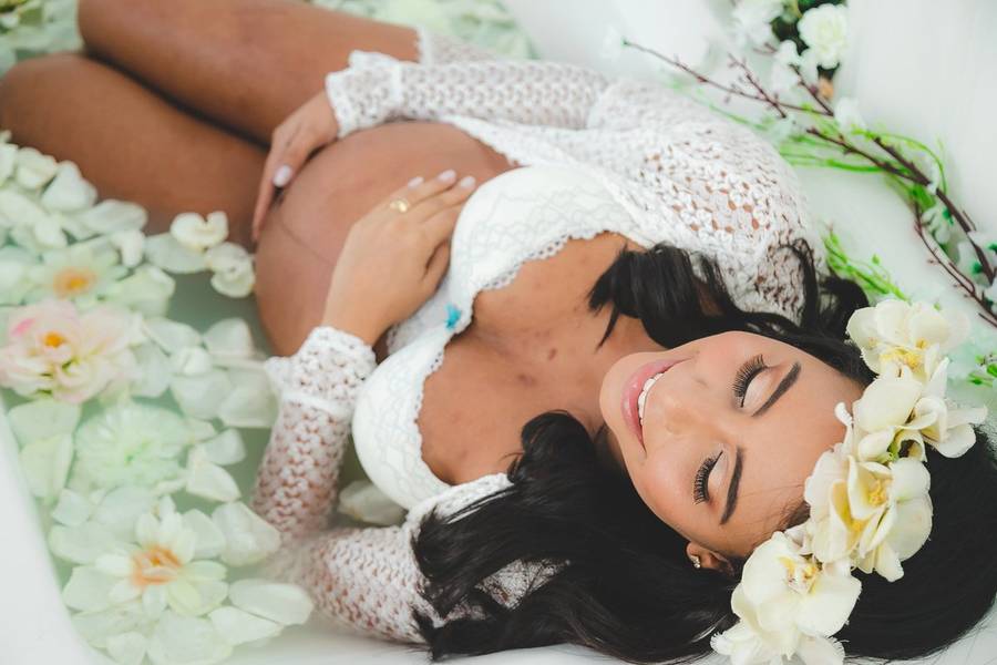 Gestante de Ensaio Gestante