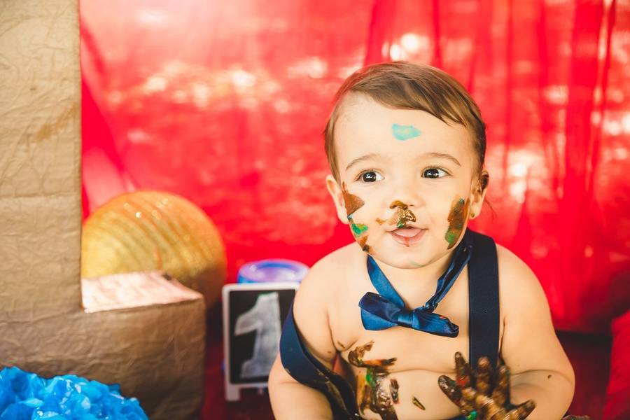 Infantil de Ensaio Smach The Cake