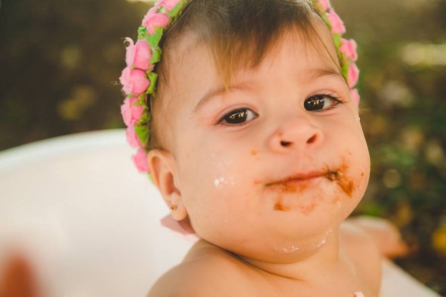 Infantil de Ensaio Smach The Cake