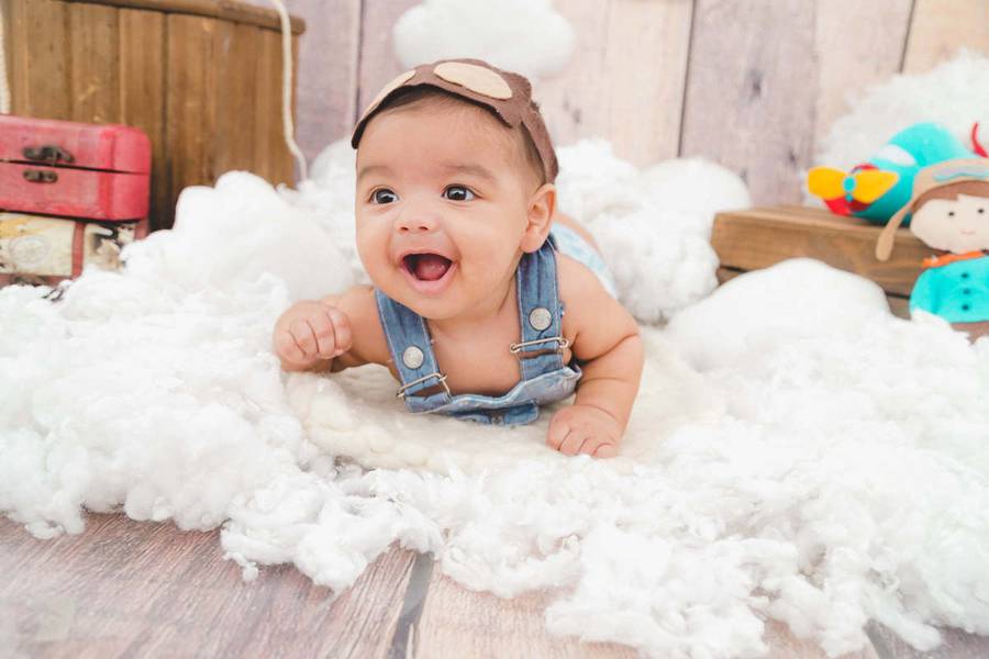 Infantil de Ensaio Acompanhamento Studio