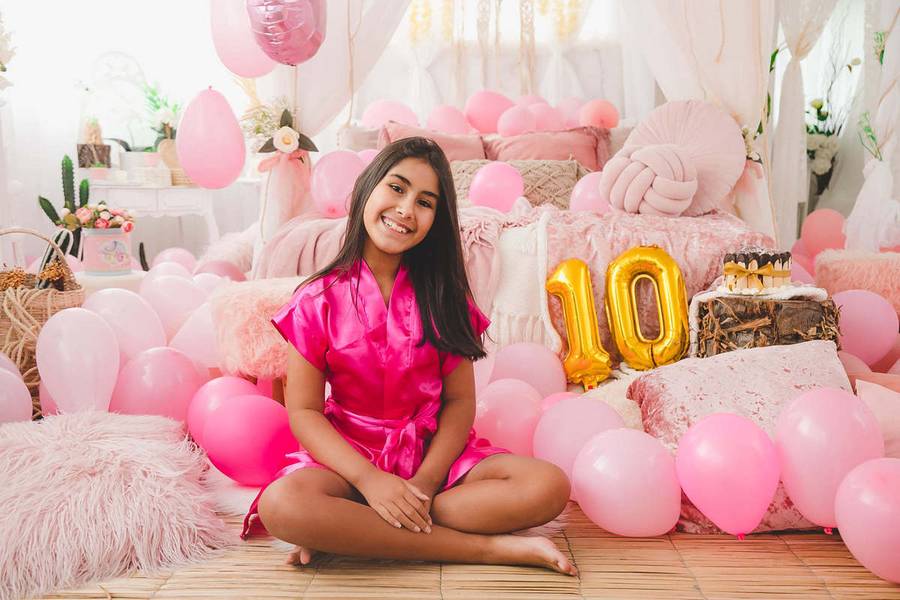 Aniversario de Ensaio Aniversario Rosa Studio