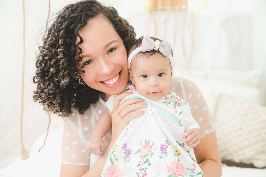 Família de Ensaio Mãe e Filha Studio