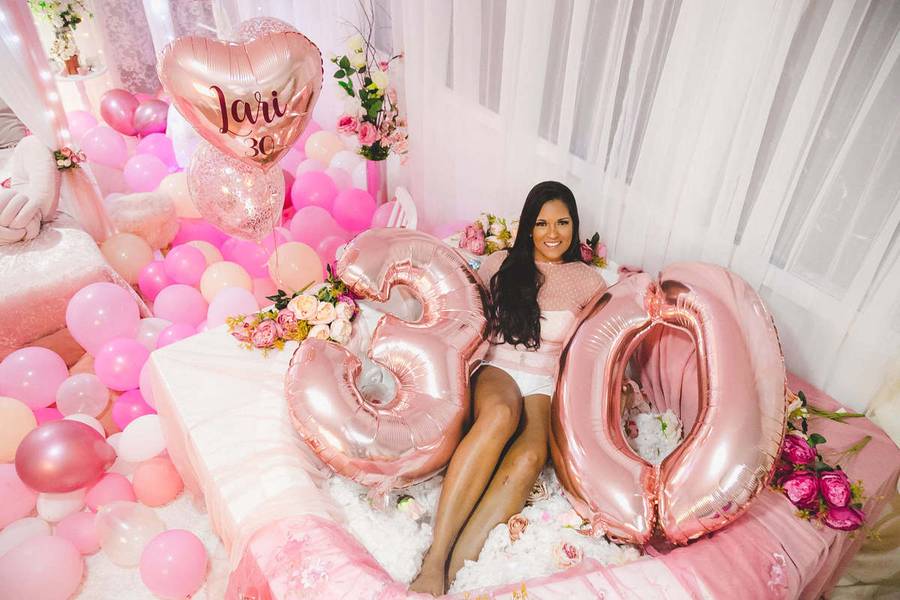 Aniversario de Ensaio Aniversario Rosa Studio