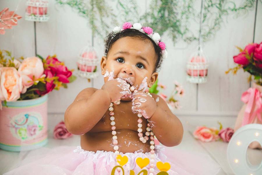 Infantil de Ensaio Smach The Cake