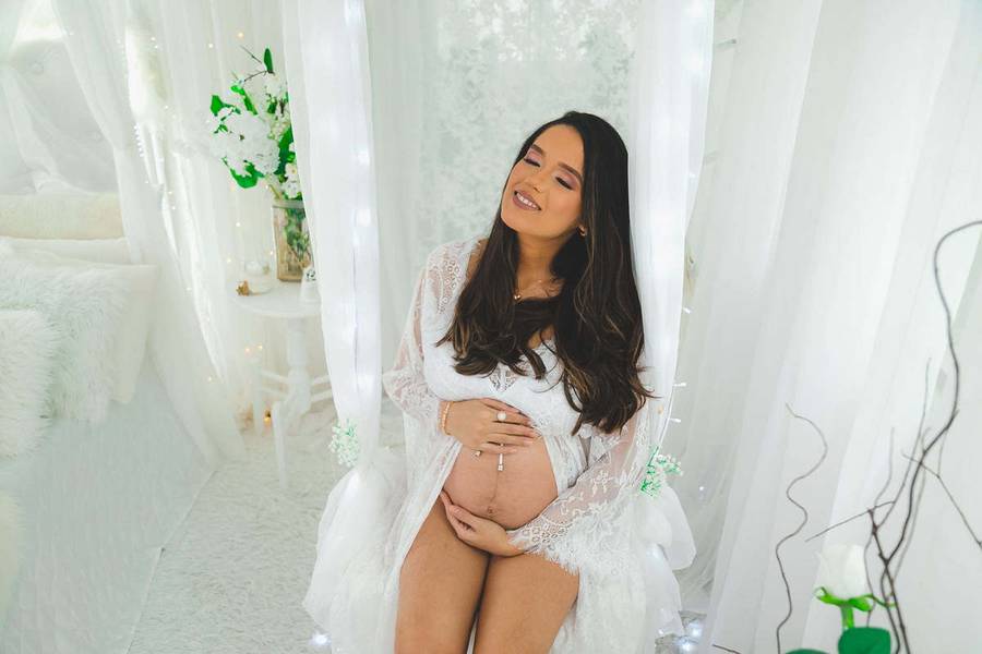 Gestante de Ensaio Gestante 