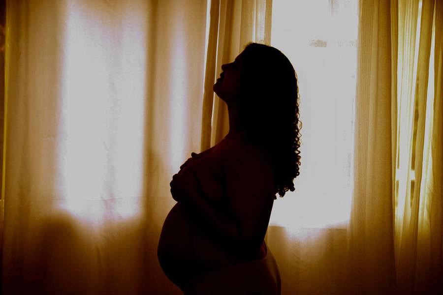 Gestante de Ensaio Gestante 