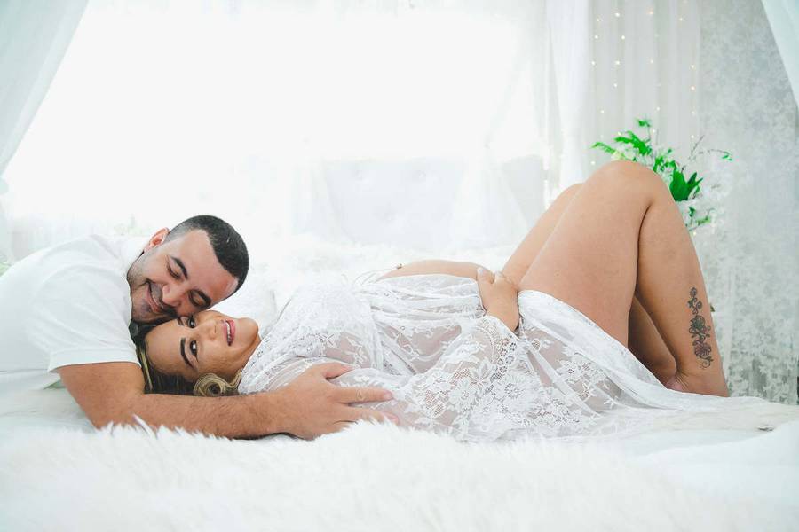 Gestante de Ensaio Gestante 