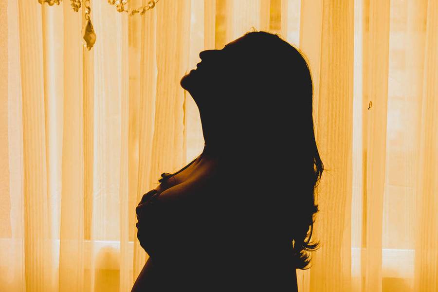 Gestante de Ensaio Gestante