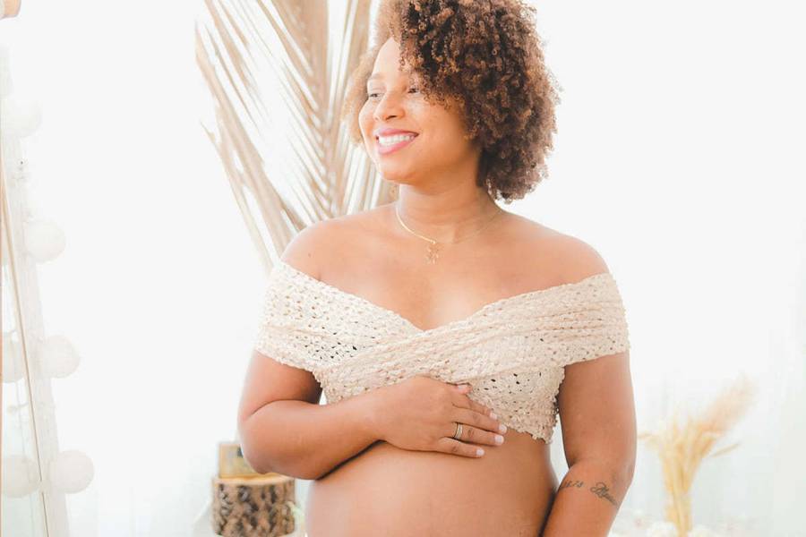 Gestante de Ensaio Gestante 