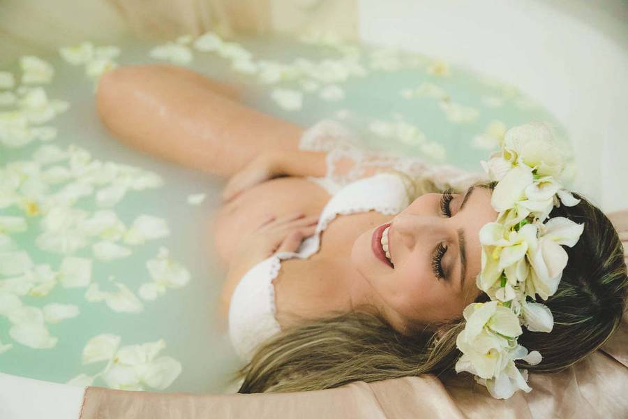 Gestante de Ensaio Gestante