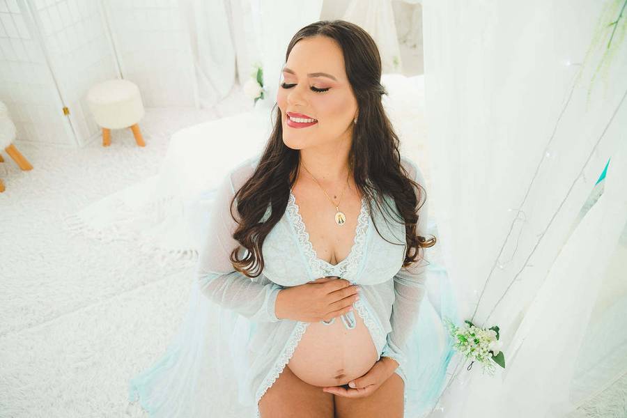 Gestante de Ensaio Gestante 