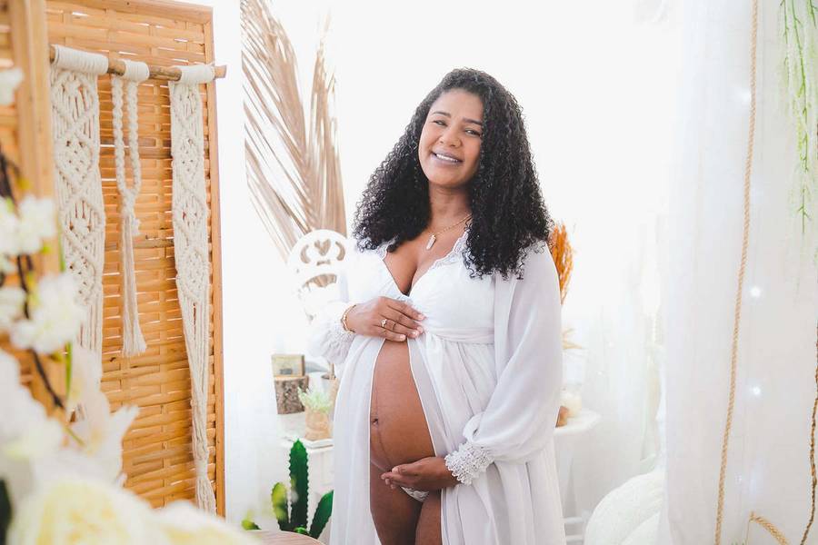 Gestante de Ensaio Gestante 